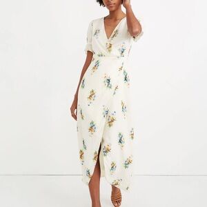 Madewell Ruffle-Sleeve Maxi Dress in Classic Corsage, Size 2